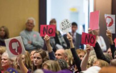 Greens take climate fight to GOP town halls