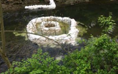 Sunoco’s pipeline construction releases drilling mud into Delco Creek