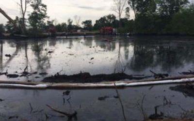 New oil spill clean-up continues