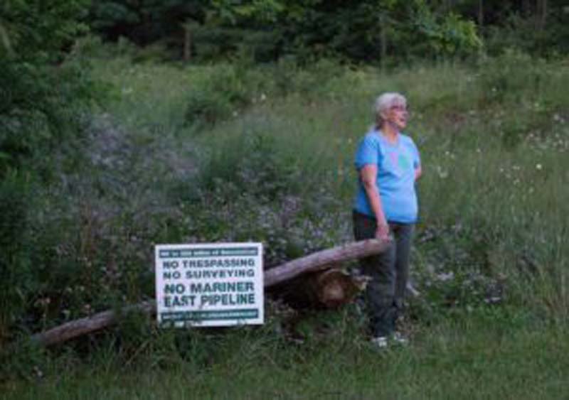 Pipeline protestors face arrest, charges on their own land
